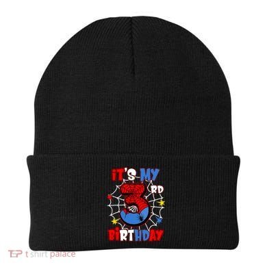 ItS My 3rd Birthday Spider Theme Party 3 Years Old Beanie