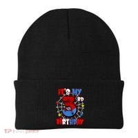 ItS My 3rd Birthday Spider Theme Party 3 Years Old Beanie thumb 0