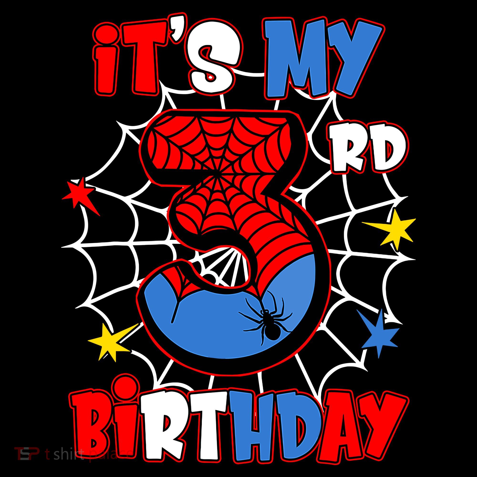 ItS My 3rd Birthday Spider Theme Party 3 Years Old Women's Hoodie