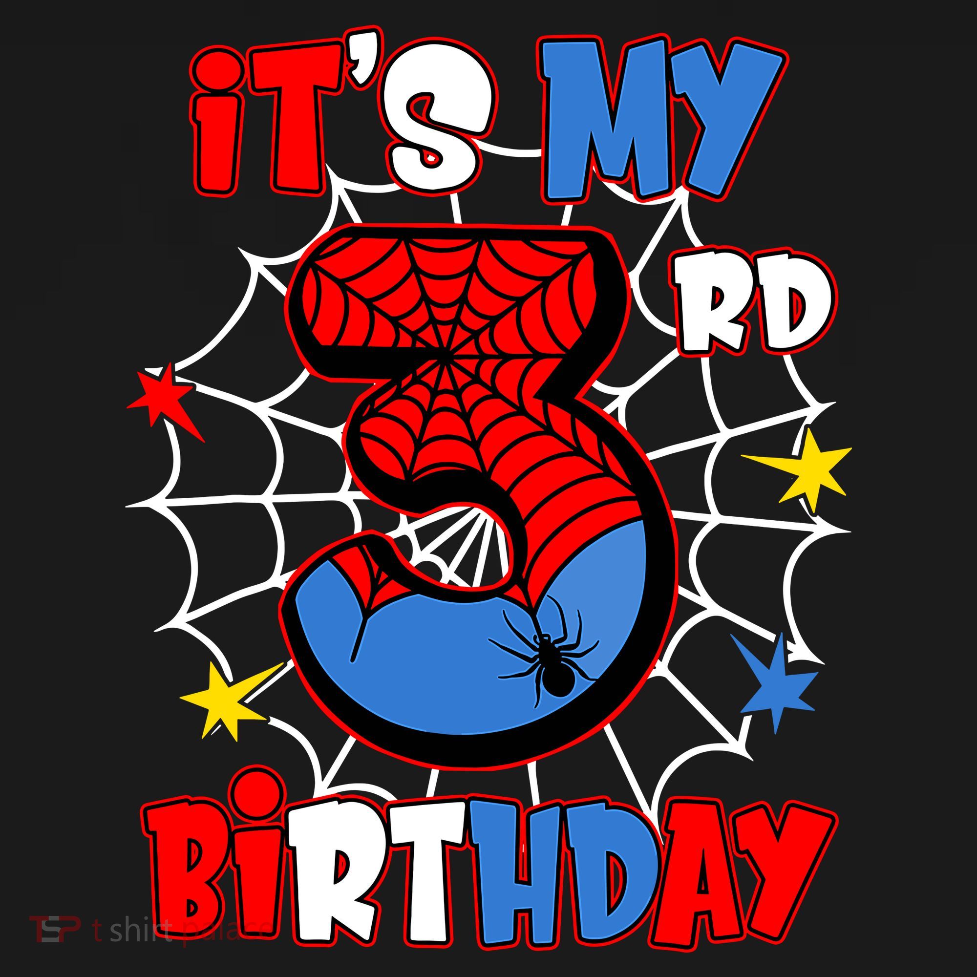ItS My 3rd Birthday Spider Theme Party 3 Years Old Mousepad