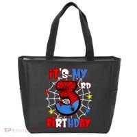 ItS My 3rd Birthday Spider Theme Party 3 Years Old Tote Bag thumb 0