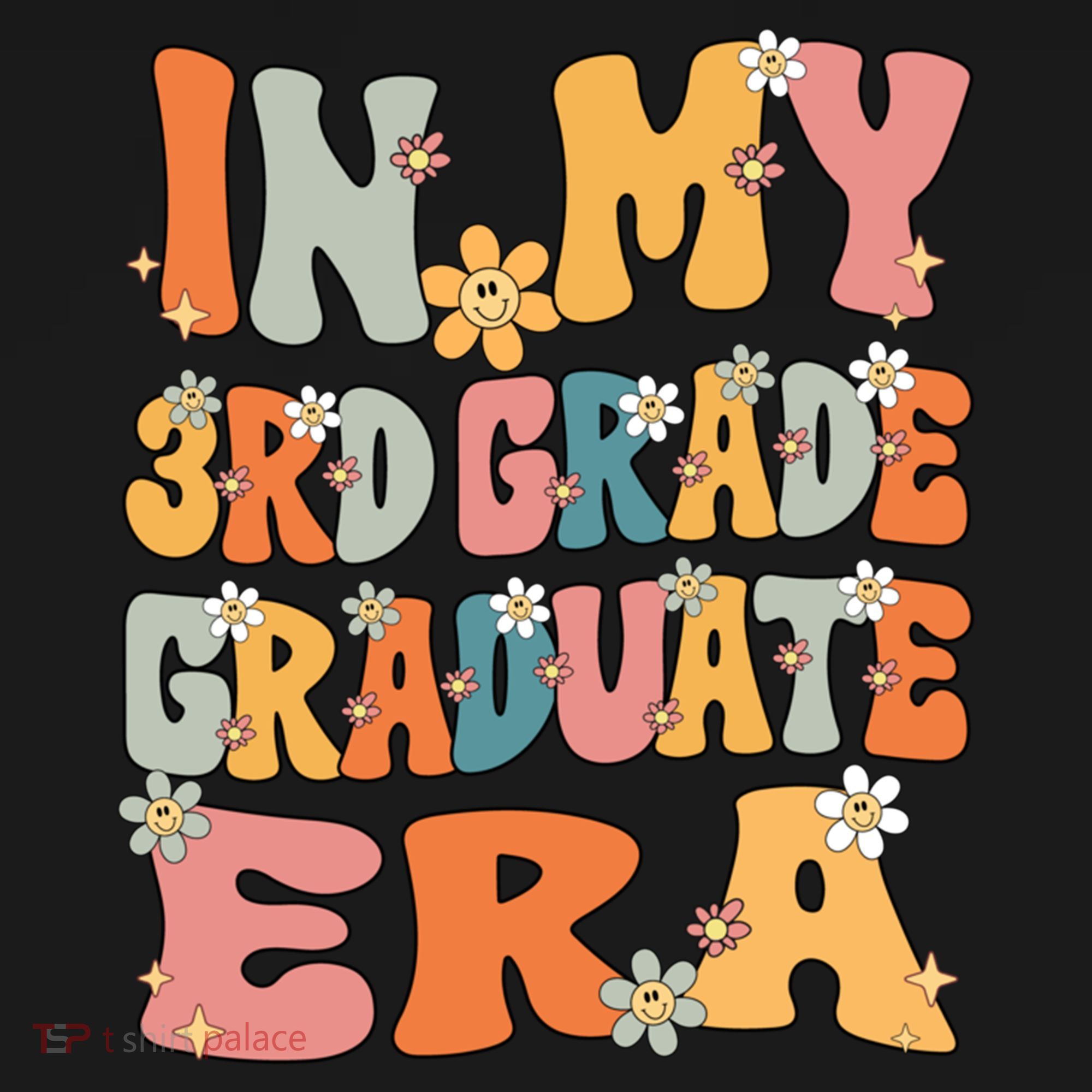 In My 3rd Grade Graduate Era Groovy Last Day Of Third Grade Funny Gift Bucket Hat