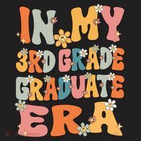 In My 3rd Grade Graduate Era Groovy Last Day Of Third Grade Funny Gift Golf Towel thumb 3