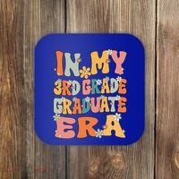 In My 3rd Grade Graduate Era Groovy Last Day Of Third Grade Funny Gift Coaster thumb 0