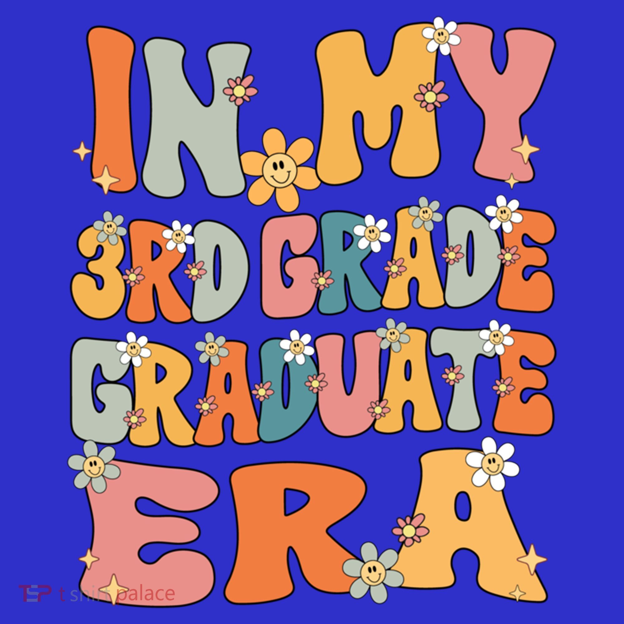 In My 3rd Grade Graduate Era Groovy Last Day Of Third Grade Funny Gift Coaster