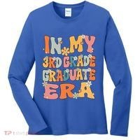 In My 3rd Grade Graduate Era Groovy Last Day Of Third Grade Funny Gift Women's Long Sleeve Shirt thumb 0