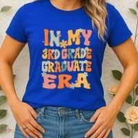 In My 3rd Grade Graduate Era Groovy Last Day Of Third Grade Funny Gift Women's T-Shirt thumb 2