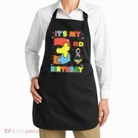 Its My 3rd Birthday Kids Autism 3 Years Old Apron thumb 2