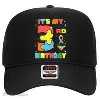Its My 3rd Birthday Kids Autism 3 Years Old Hat thumb 0