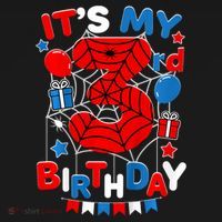 Its My 3rd Birthday Spider Theme Party 3 Year Old Doggie Tank thumb 4