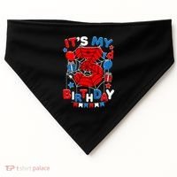 Its My 3rd Birthday Spider Theme Party 3 Year Old USA-Made Doggie Bandana thumb 0