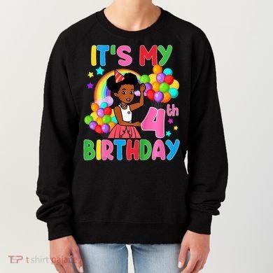 ItS My 4th Birthday GracieS Corner Four Years Old Women's Sweatshirt