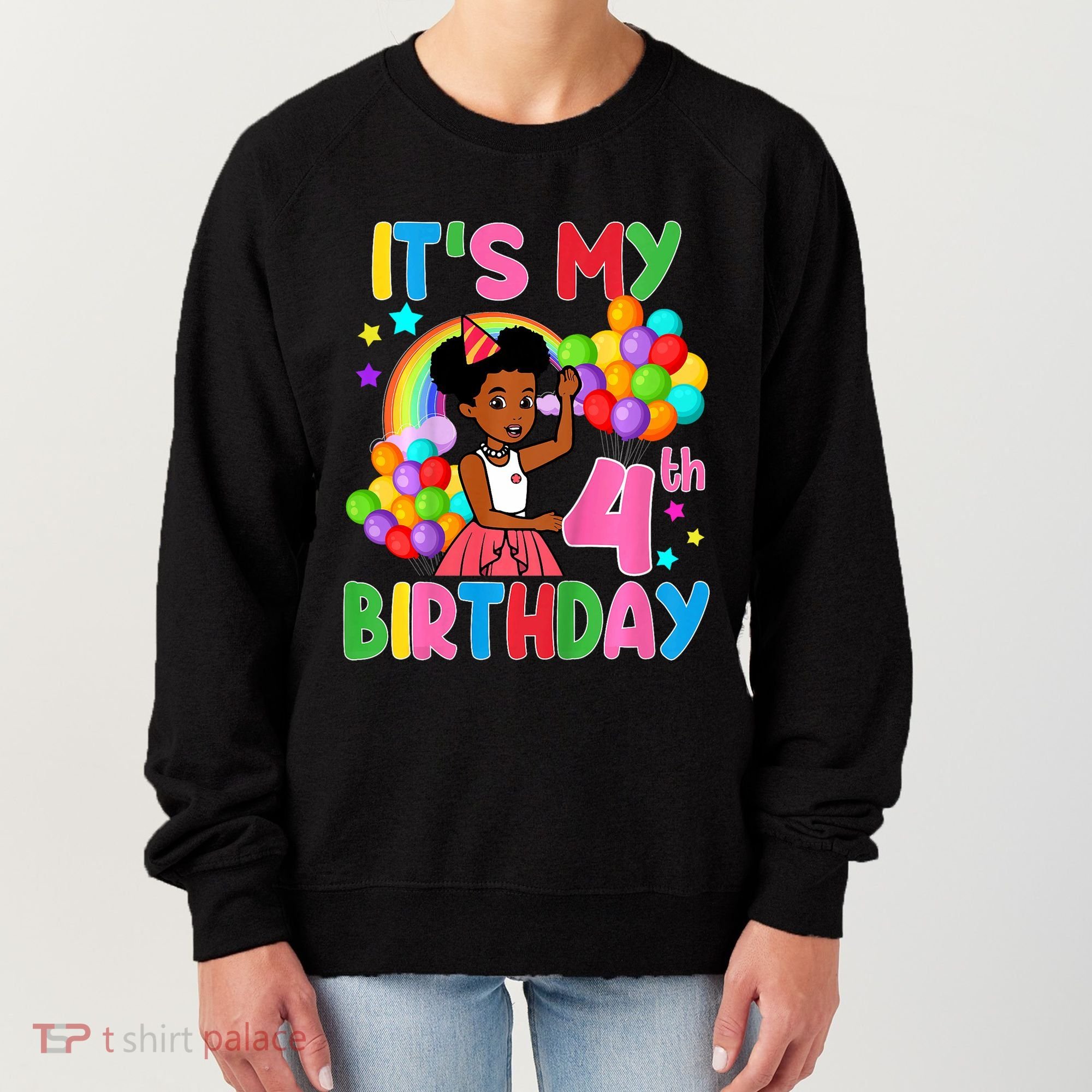 ItS My 4th Birthday GracieS Corner Four Years Old Women's Sweatshirt