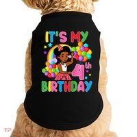 ItS My 4th Birthday GracieS Corner Four Years Old Doggie Tank thumb 0