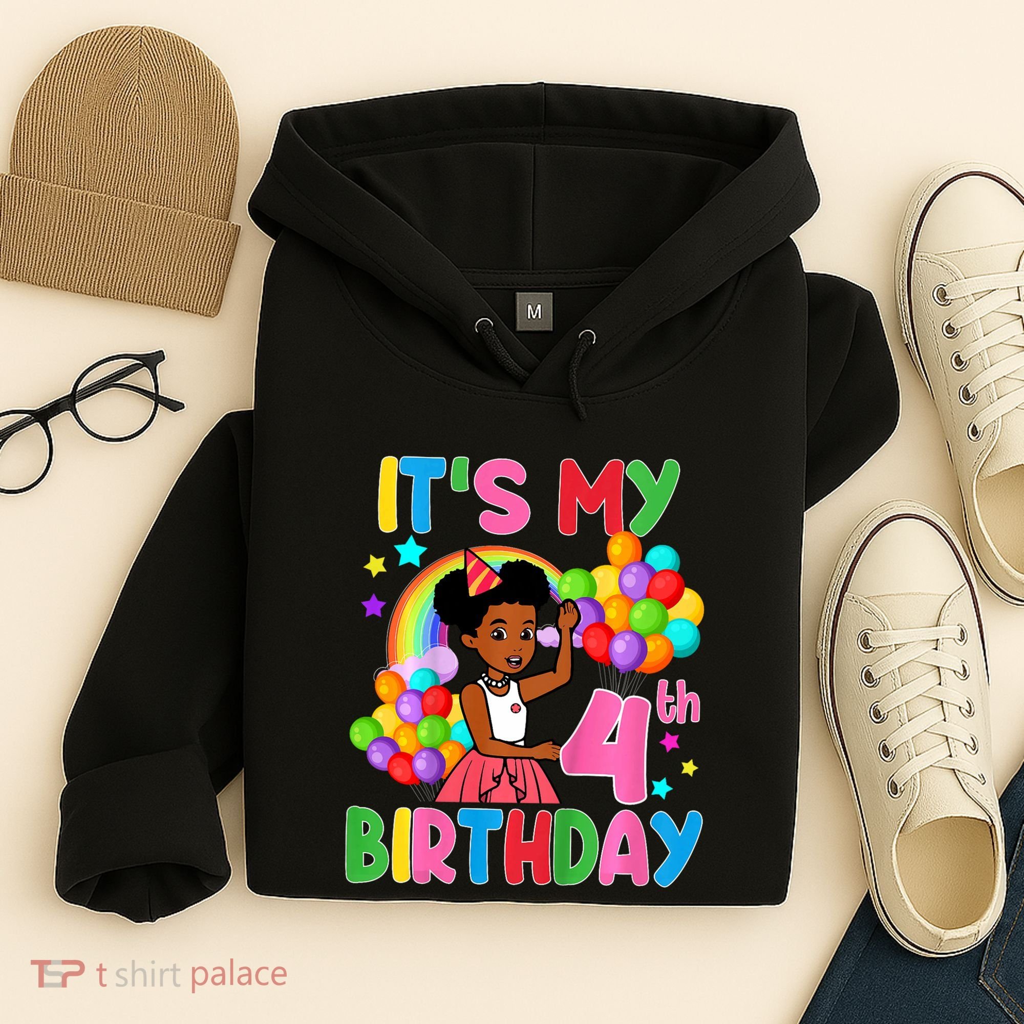 ItS My 4th Birthday GracieS Corner Four Years Old Hoodie