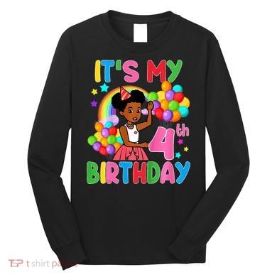ItS My 4th Birthday GracieS Corner Four Years Old Long Sleeve Shirt