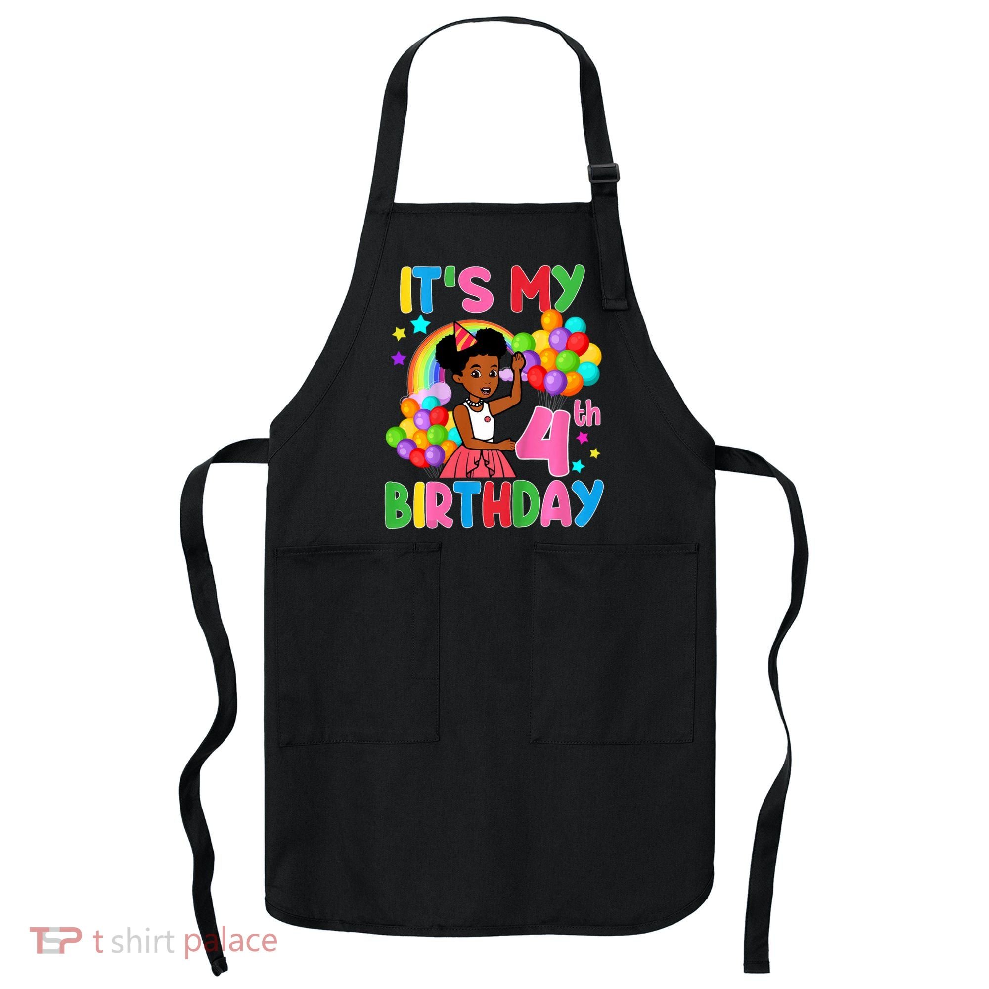 ItS My 4th Birthday GracieS Corner Four Years Old Apron
