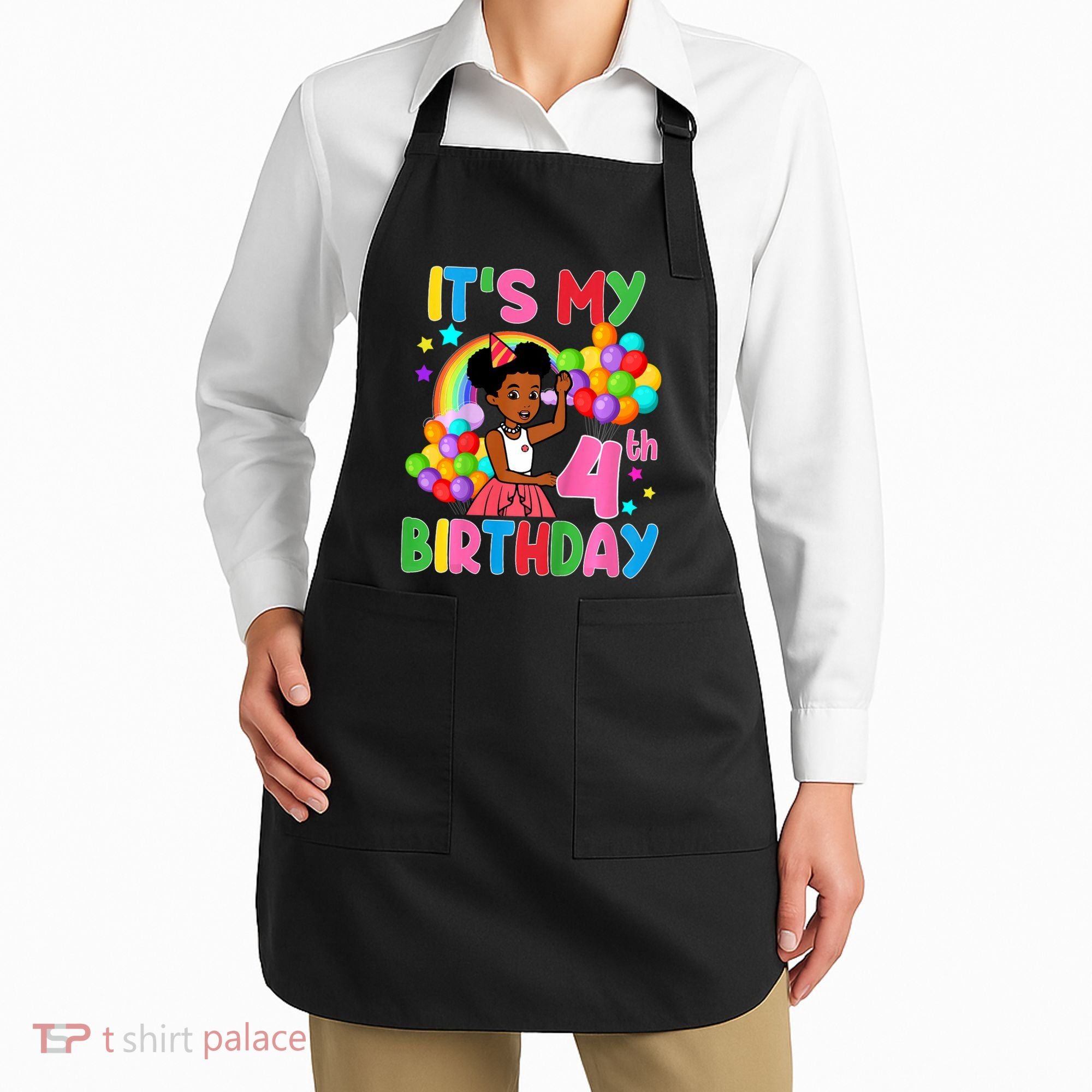 ItS My 4th Birthday GracieS Corner Four Years Old Apron