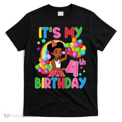 ItS My 4th Birthday GracieS Corner Four Years Old T-Shirt