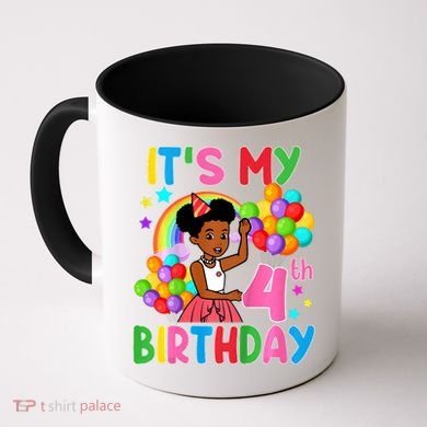 ItS My 4th Birthday GracieS Corner Four Years Old Coffee Mug