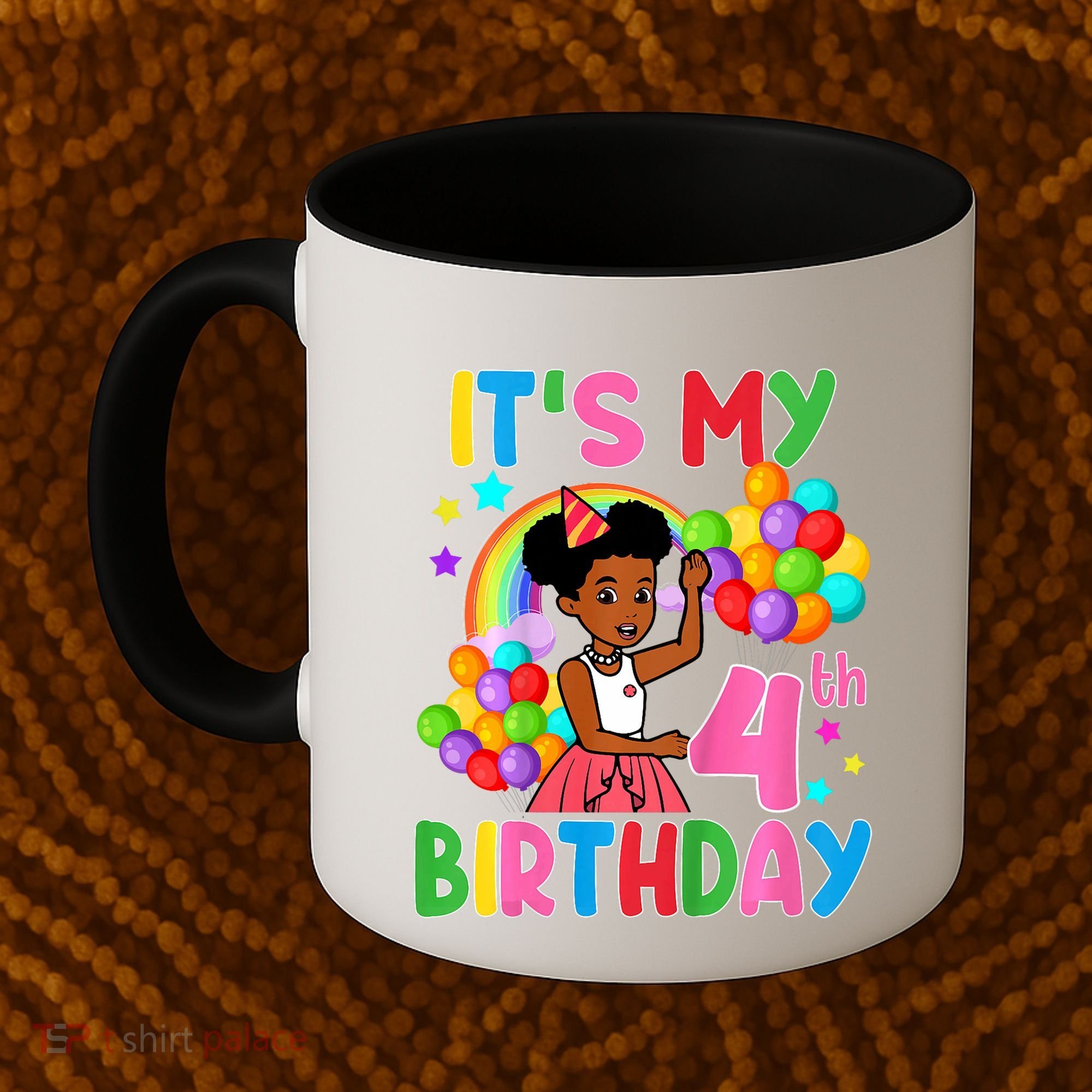 ItS My 4th Birthday GracieS Corner Four Years Old Coffee Mug