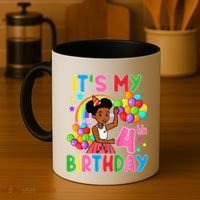 ItS My 4th Birthday GracieS Corner Four Years Old Coffee Mug thumb 4