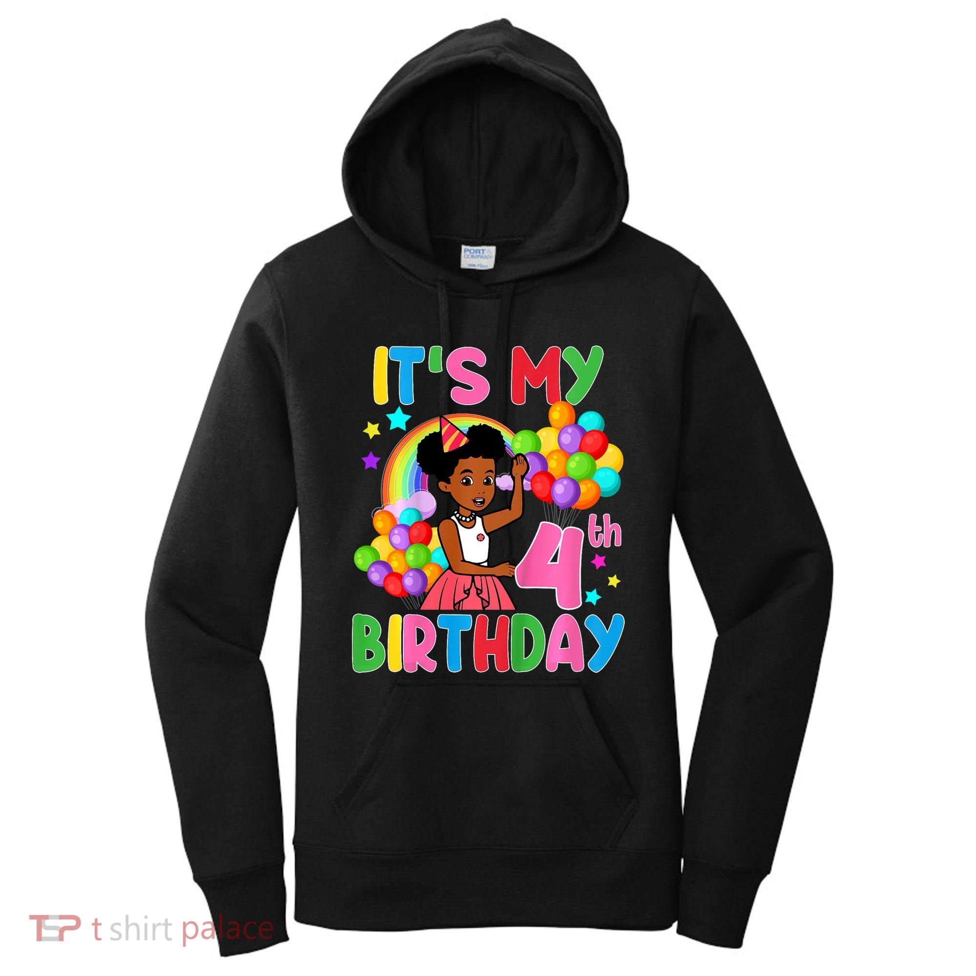ItS My 4th Birthday GracieS Corner Four Years Old Women's Hoodie