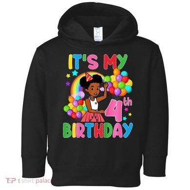 ItS My 4th Birthday GracieS Corner Four Years Old Toddler Hoodie