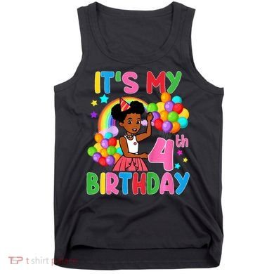 ItS My 4th Birthday GracieS Corner Four Years Old Tank Top