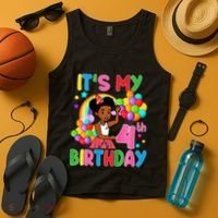 ItS My 4th Birthday GracieS Corner Four Years Old Tank Top thumb 4