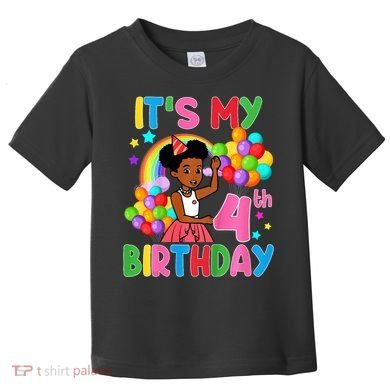 ItS My 4th Birthday GracieS Corner Four Years Old Toddler T-Shirt
