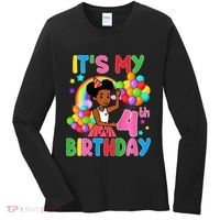 ItS My 4th Birthday GracieS Corner Four Years Old Women's Long Sleeve Shirt thumb 0