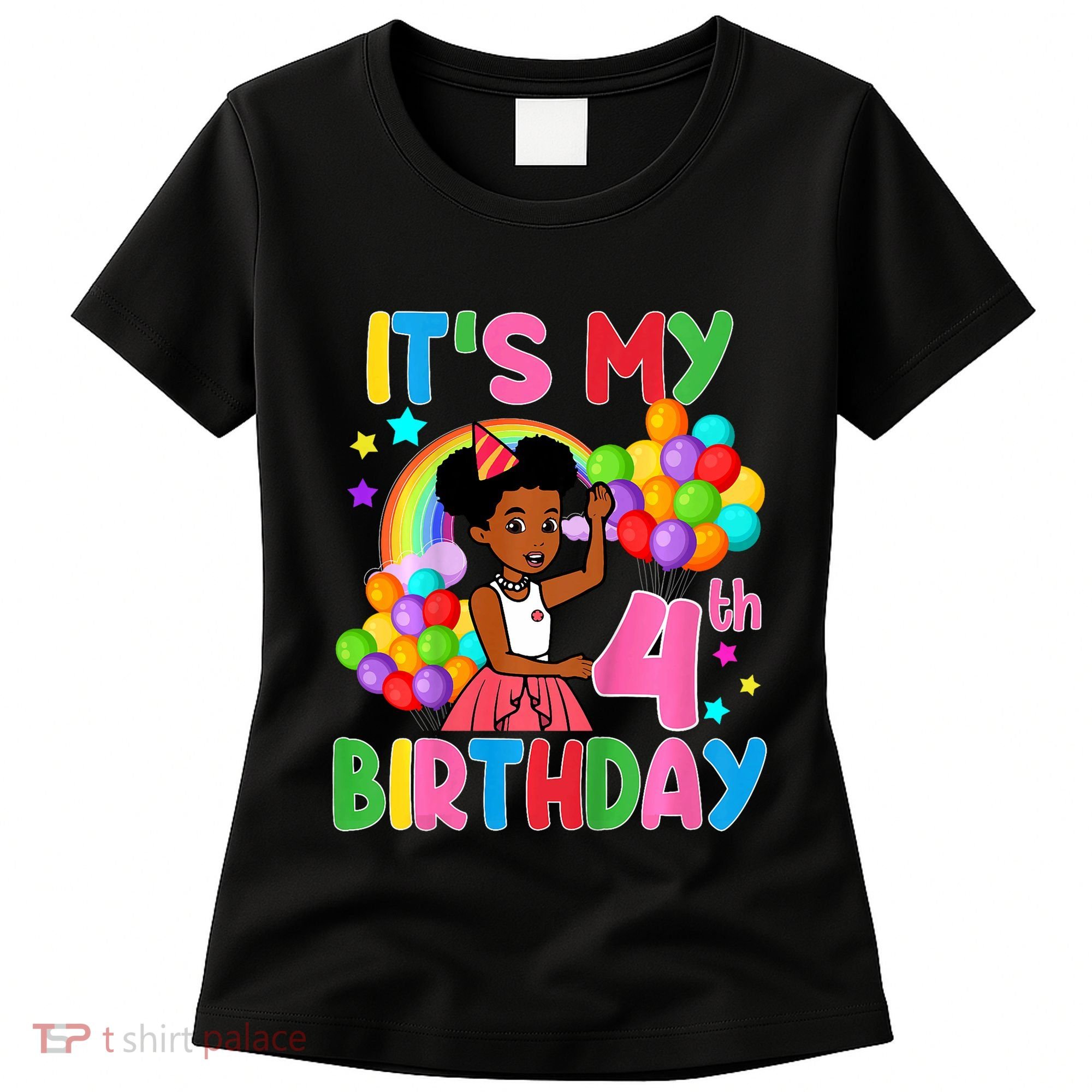 ItS My 4th Birthday GracieS Corner Four Years Old Women's T-Shirt