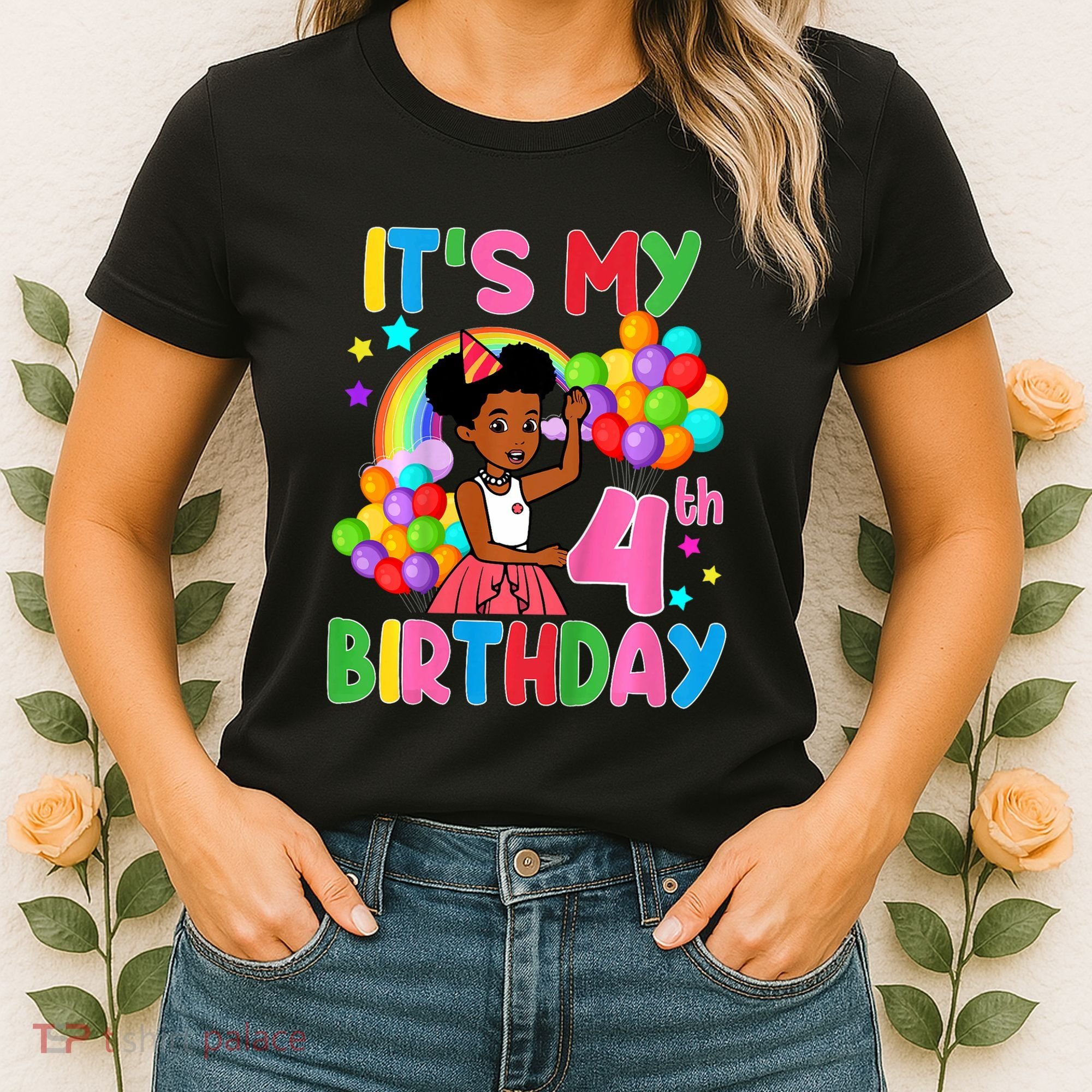 ItS My 4th Birthday GracieS Corner Four Years Old Women's T-Shirt