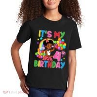 ItS My 4th Birthday GracieS Corner Four Years Old Kids T-Shirt thumb 2