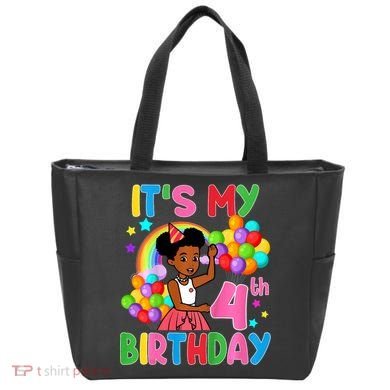 ItS My 4th Birthday GracieS Corner Four Years Old Tote Bag