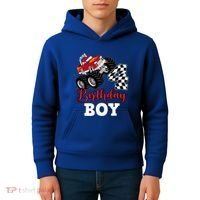 ItS My 4th Birthday Monster Truck Party 4 Year Old Gift Kids Hoodie thumb 4