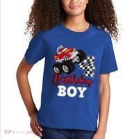 ItS My 4th Birthday Monster Truck Party 4 Year Old Gift Kids T-Shirt thumb 2
