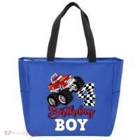 ItS My 4th Birthday Monster Truck Party 4 Year Old Gift Tote Bag thumb 0