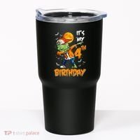 Its My 4th Birthday Dabbing Zombie Halloween Costume Tumbler thumb 0