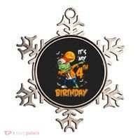 Its My 4th Birthday Dabbing Zombie Halloween Costume Ornament thumb 0