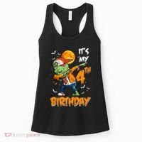 Its My 4th Birthday Dabbing Zombie Halloween Costume Women's Tank Top thumb 0