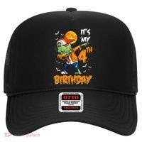 Its My 4th Birthday Dabbing Zombie Halloween Costume Hat thumb 0