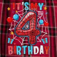 It's My 4th Birthday Spider Web Theme Party 4 Years Old Men's Flannel Plaid Pajama Pants thumb 2