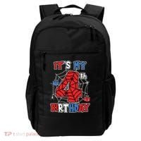 Its My 4th Birthday Spider Theme Party 4 Year Old Boy 3020 Backpack thumb 0