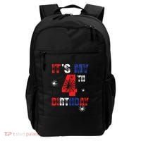 Its My 4th Birthday Spider Theme Party 4 Year Old Boy Backpack thumb 0