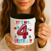 It'S My 4th Birthday Spider Theme Party Boy Birthday Present Coffee Mug thumb 3