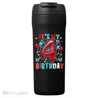 It'S My 4th Birthday Spider Theme Party Boy Birthday Present 24oz Duet Stainless Steel Tumbler thumb 0