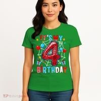 It'S My 4th Birthday Spider Theme Party Boy Birthday Present Women's T-Shirt thumb 4