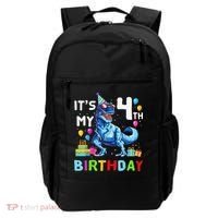 Its My 4th Birthday Happy 4 Year TRex Backpack thumb 0